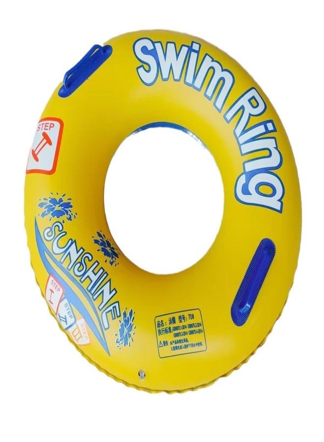 SOLDRIGHT SHOP Kids Swimming Ring | Inflatable Safety Float for Children 7+ | Durable & Comfortable Pool Ring | Fun, Colorful Design for Summer Water Fun | Includes Heavy Duty Pump (90 cm., 1 Pcs.) - Image 4